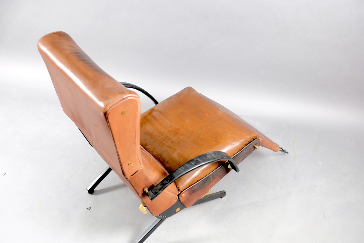 Vintage Model P40 Lounge Chair by Osvaldo Borsani for Tecno, 1950s